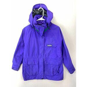 Taiga Gore-Tex Jacket Women's S Purple Hooded Full Zip Nylon Rain‎ Outdoor Ski